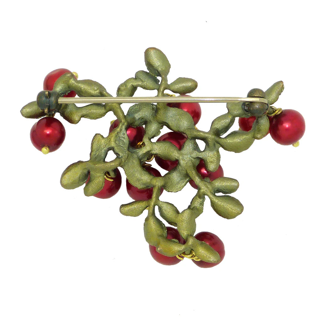 Cranberry Brooch