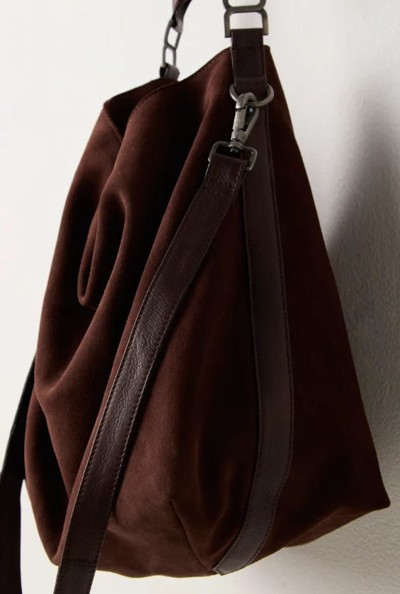 Free People Suzie Suede Slouch Tote
