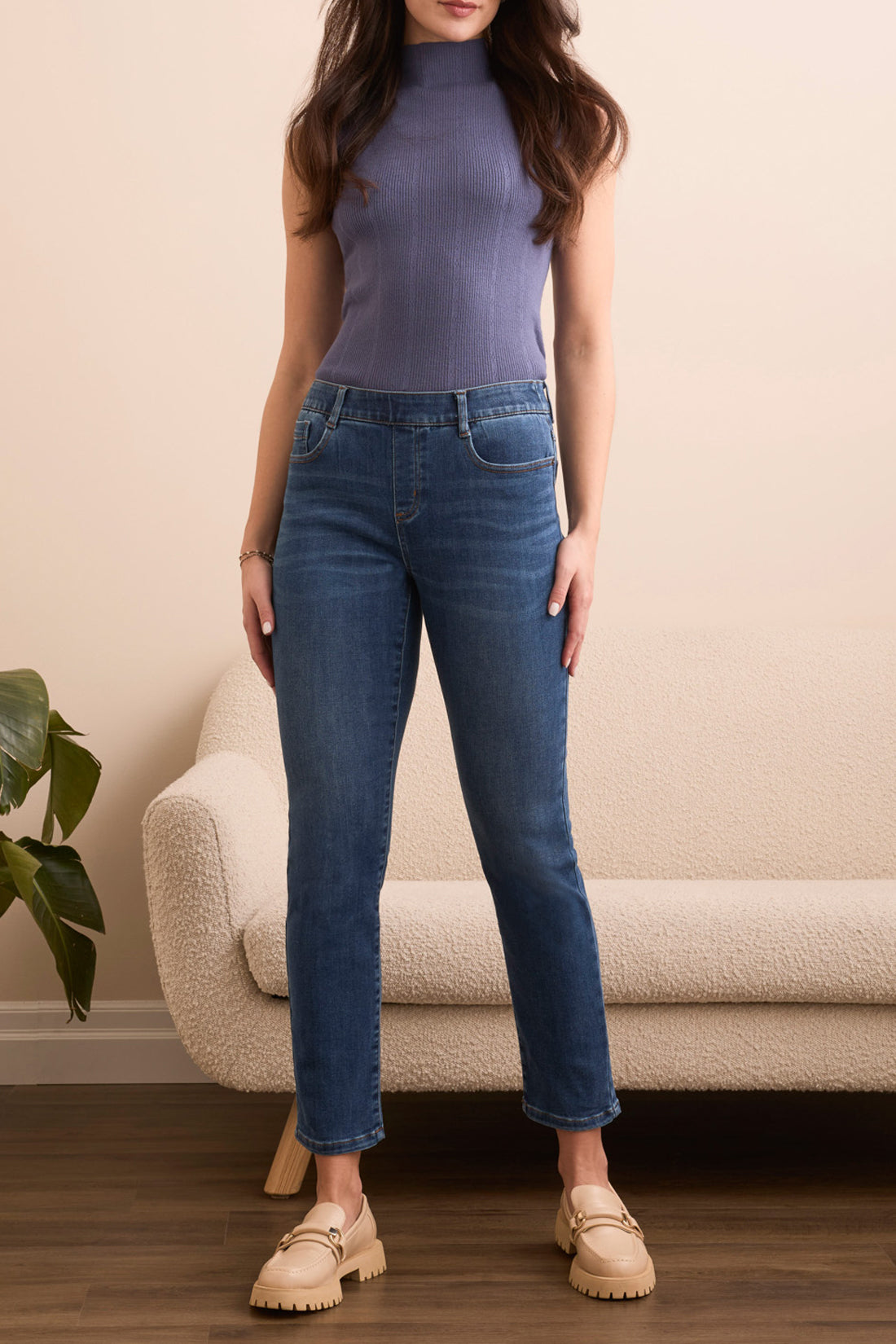 Sophia Curvy Pull On Slim Jean