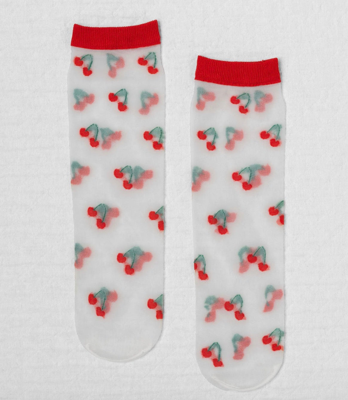 Sheer Fruit Socks