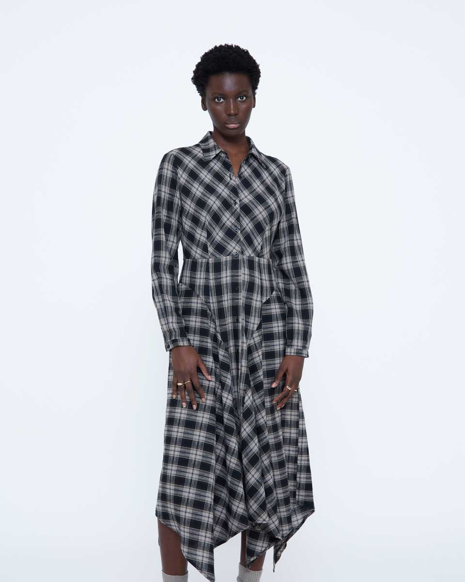 Rowan Plaid Dress