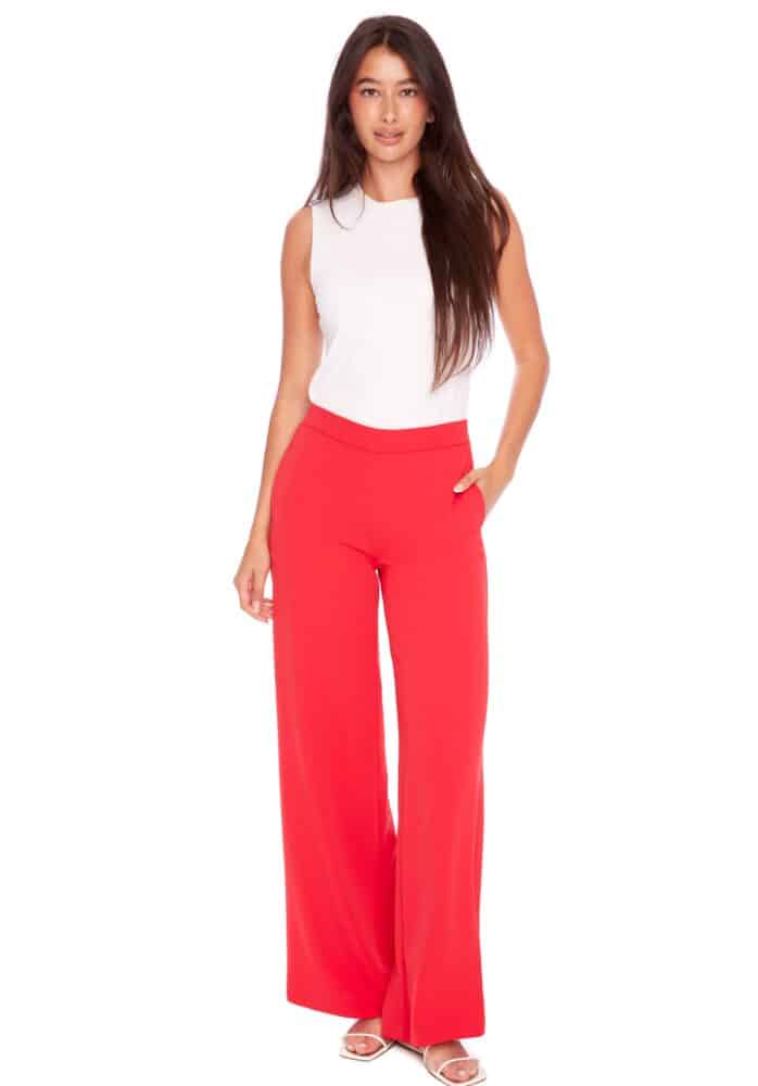 Wide Leg Silk Pant