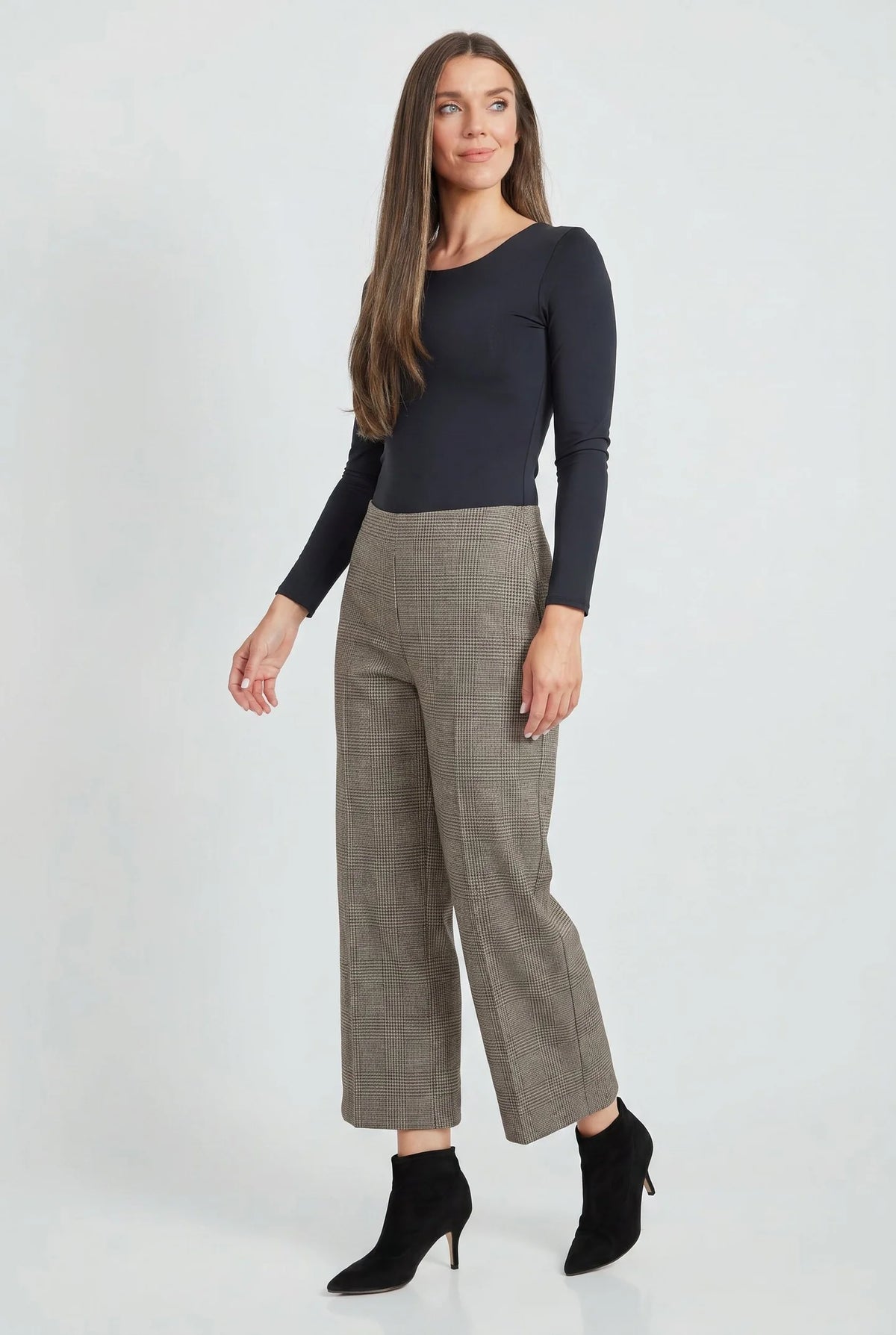 Cropped Goucho Ponte Pant