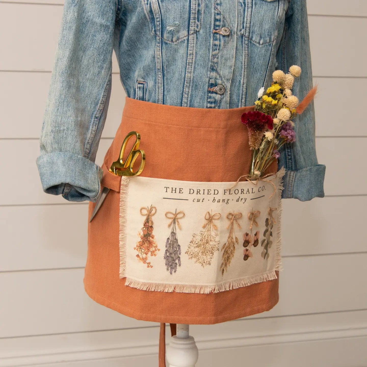Dried floral Co. Half Apron