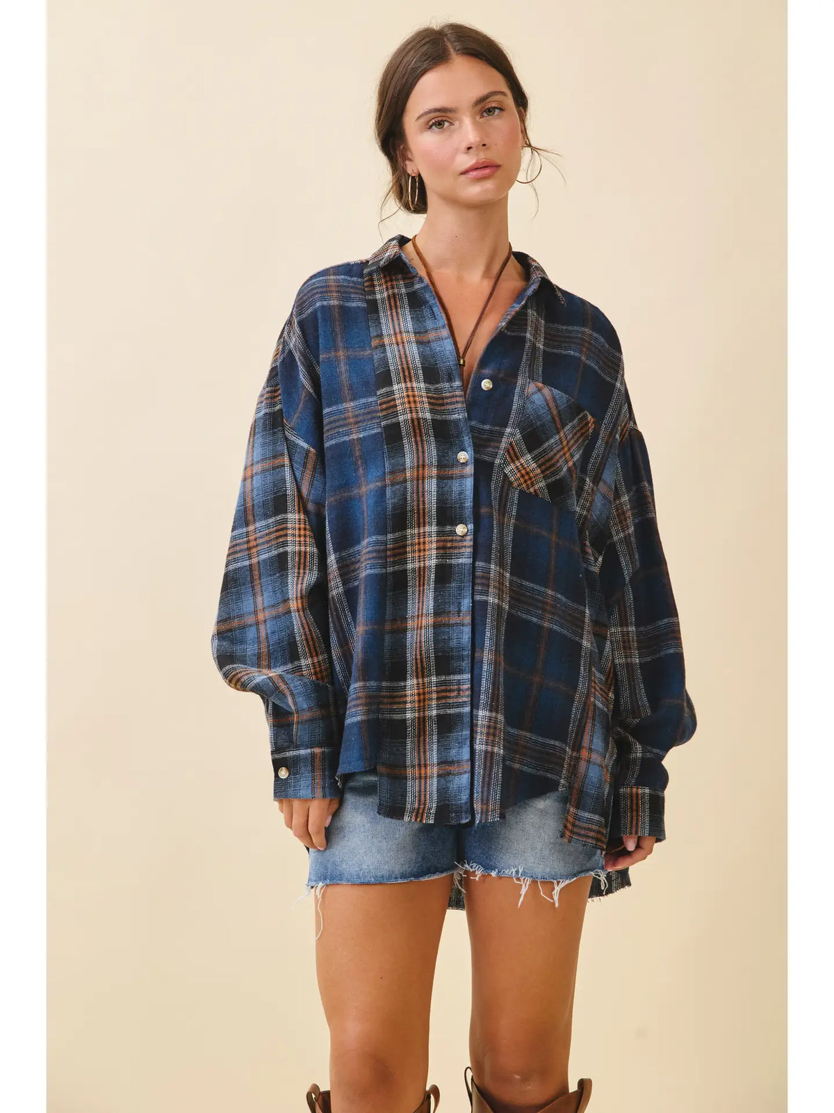 the Ziva Plaid Shirt