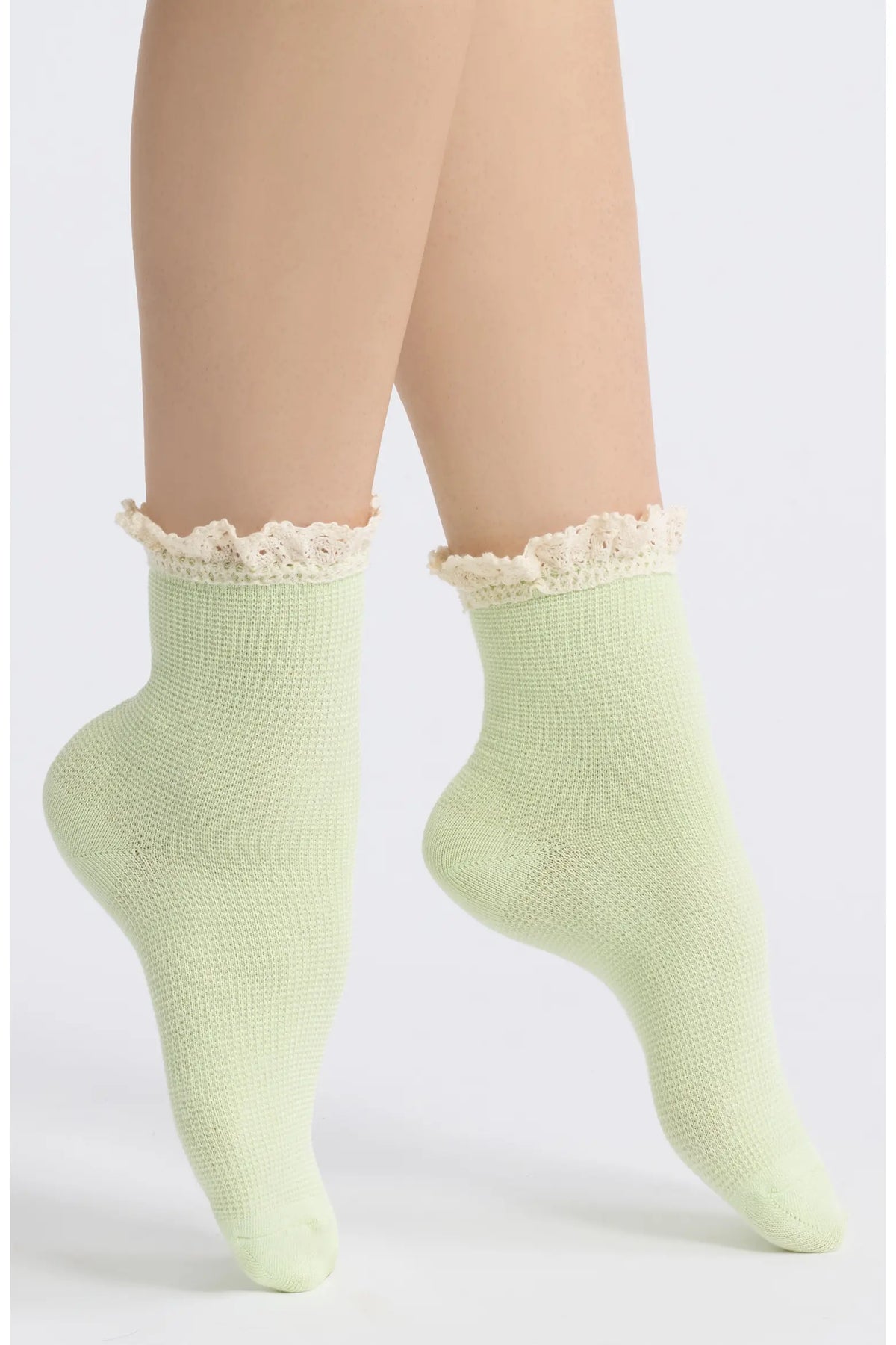 Beloved Waffle Knit Ankle Socks