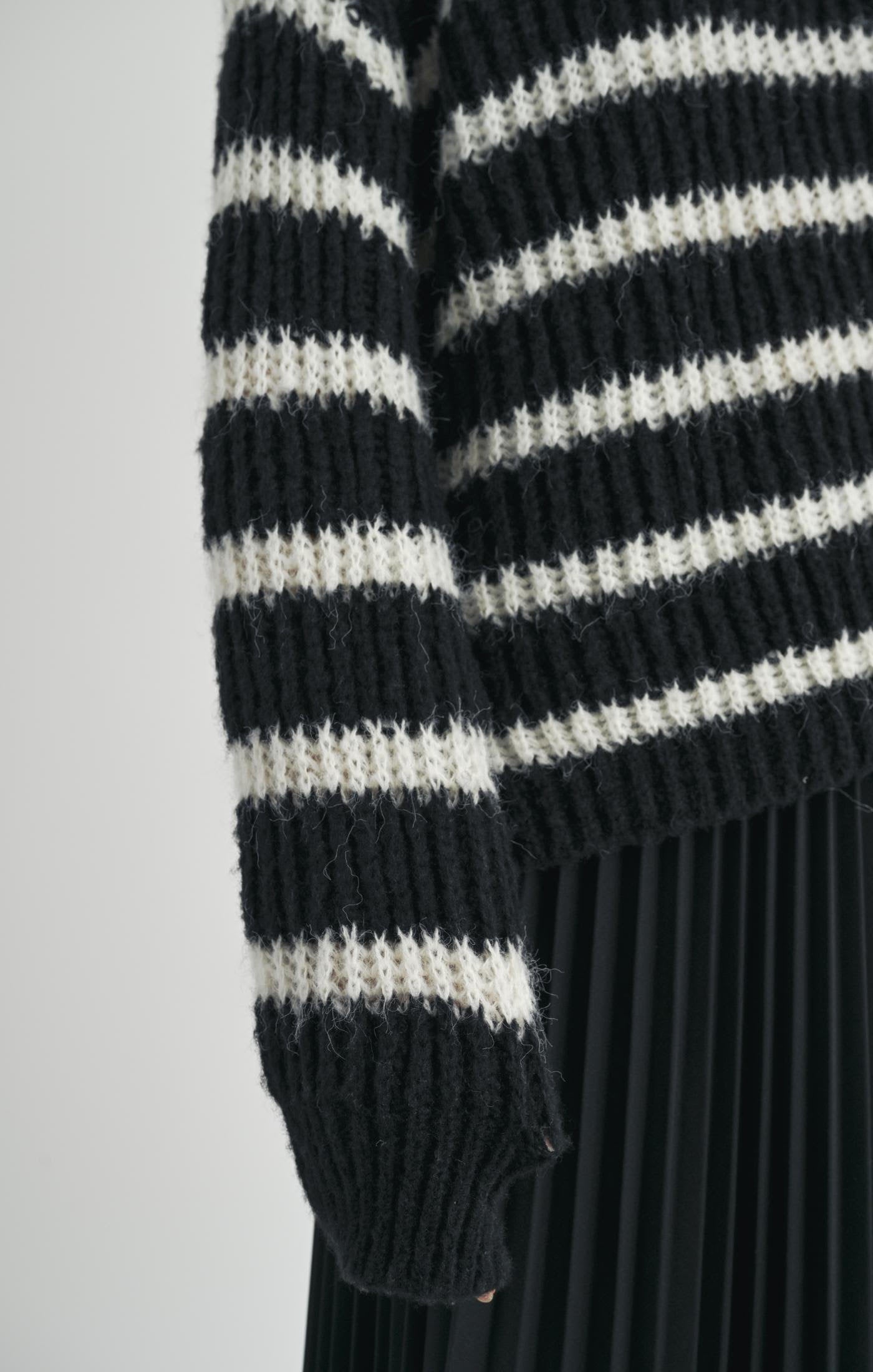 Aki Turtleneck Striped Sweater