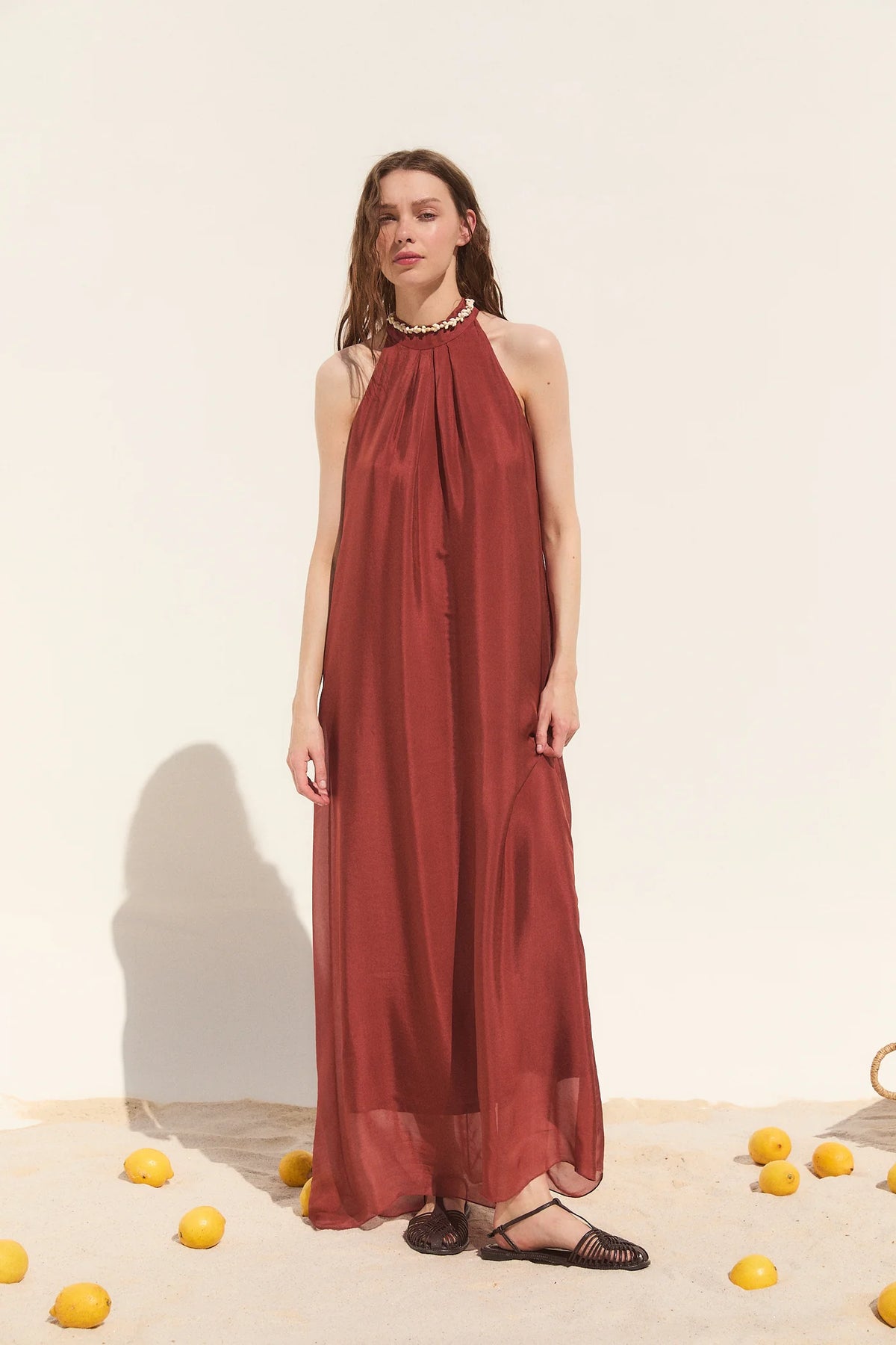 Vita Mock Neck Sleeveless Dress
