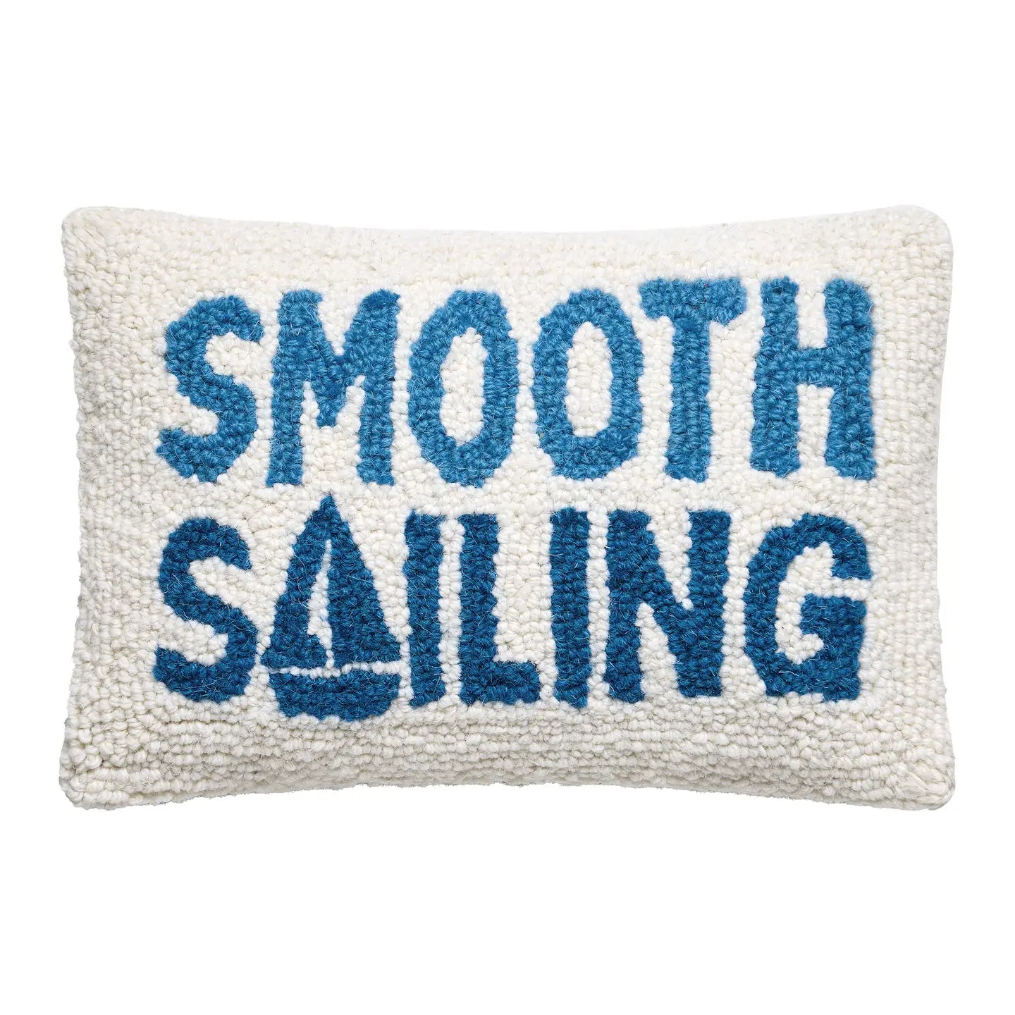Smooth Sailing Hooked Pillow