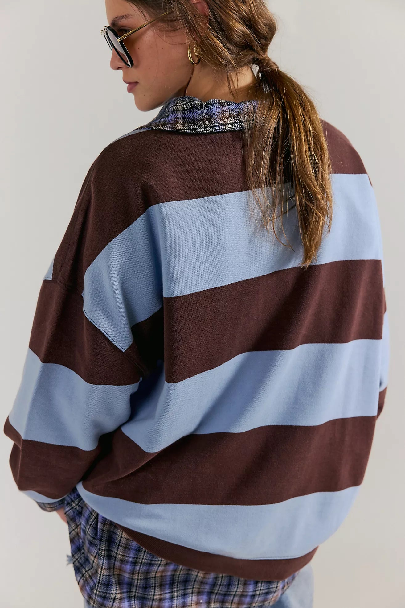 Classic Stripe Oversized Crewneck