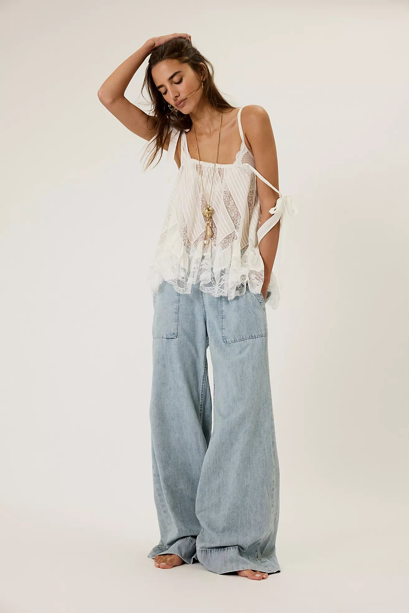 Breezy Denim Pull On