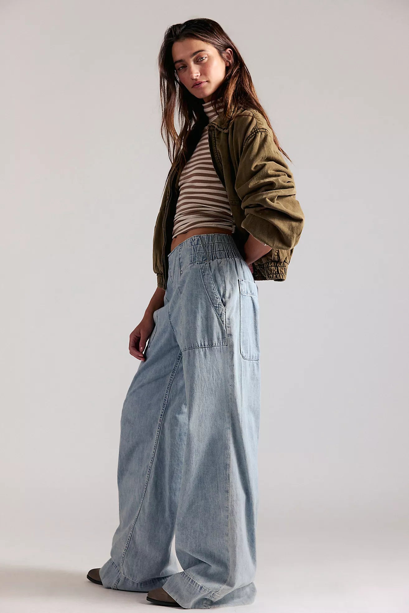Breezy Denim Pull On