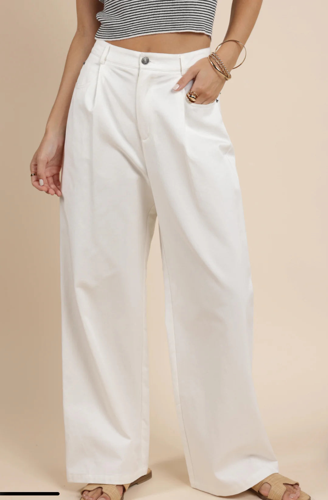 Porto Pleated Pants