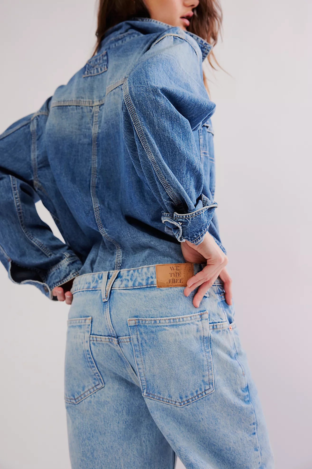 Free People Deep Trance Dropped Boyfriend Jeans