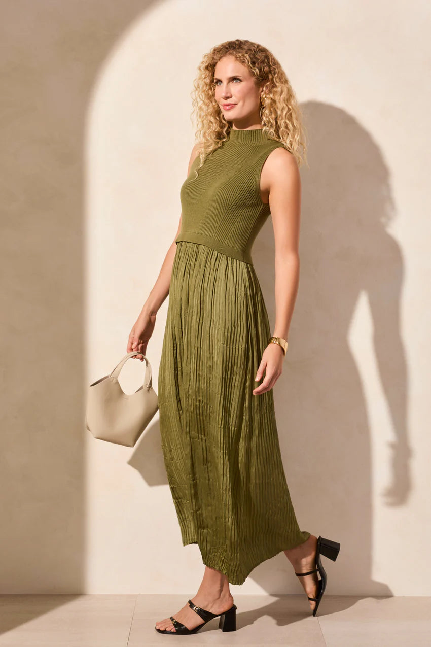 Femme Sleeveless Twofer Maxi Dress