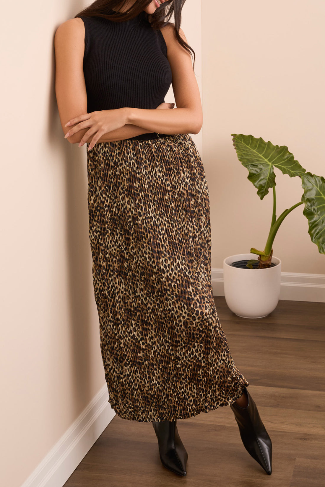 Femme Sleeveless Twofer Maxi Dress