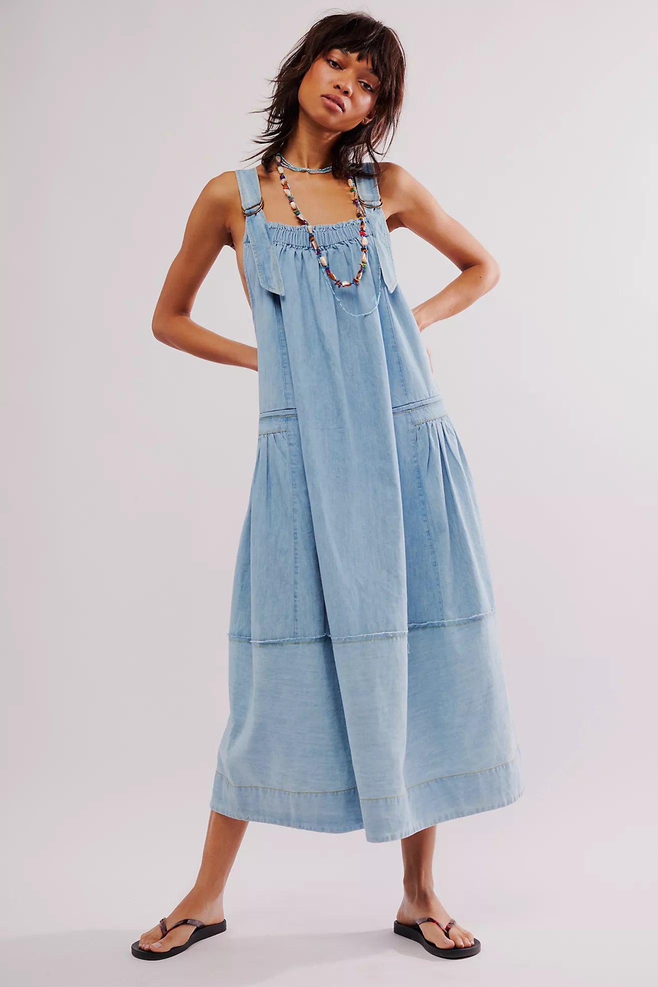 Machi Barrel Midi Dress