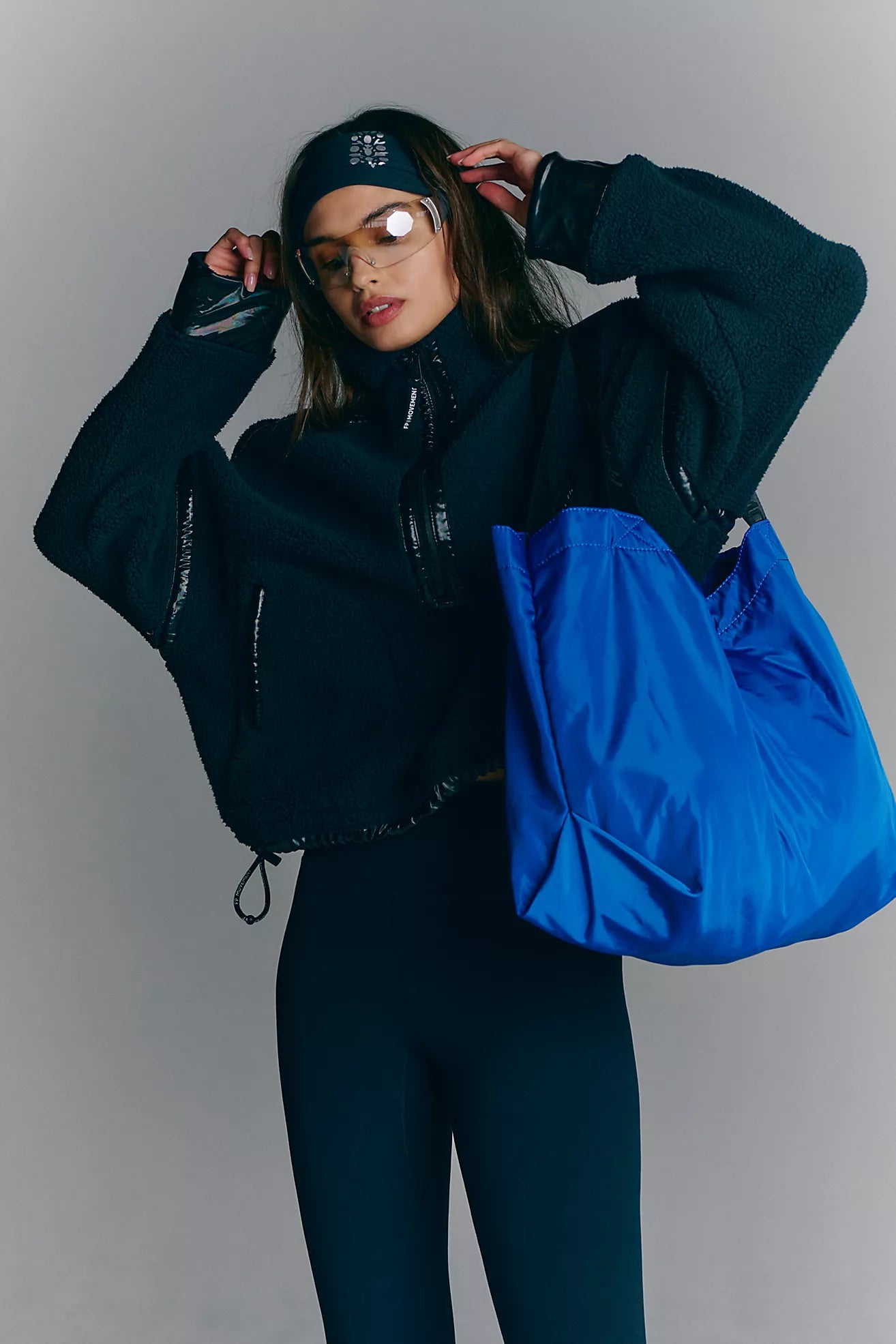 Free People Mountain High Shine Half Zip