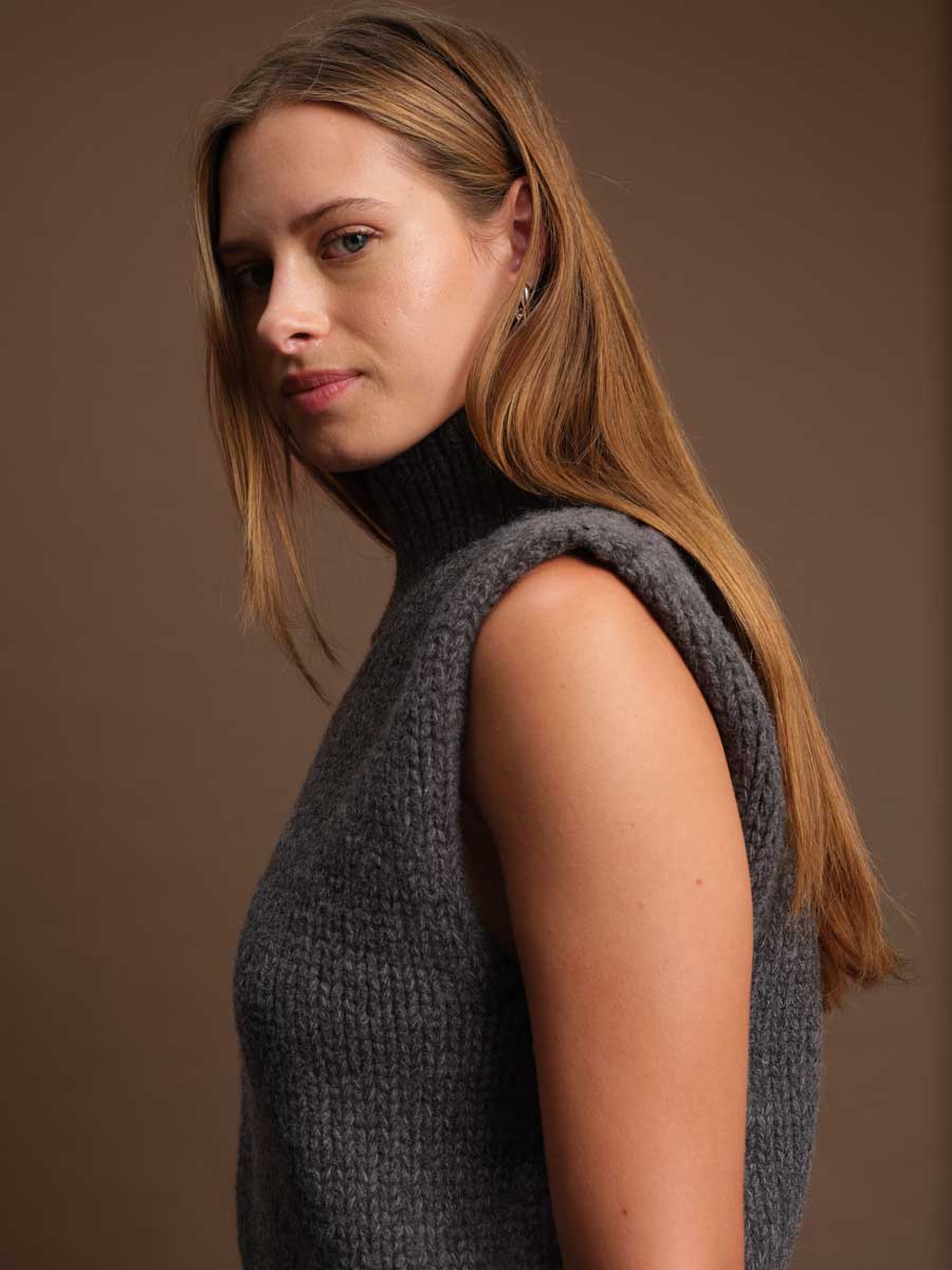 George Turtleneck Knit Vest