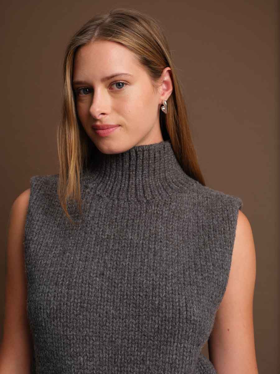 George Turtleneck Knit Vest