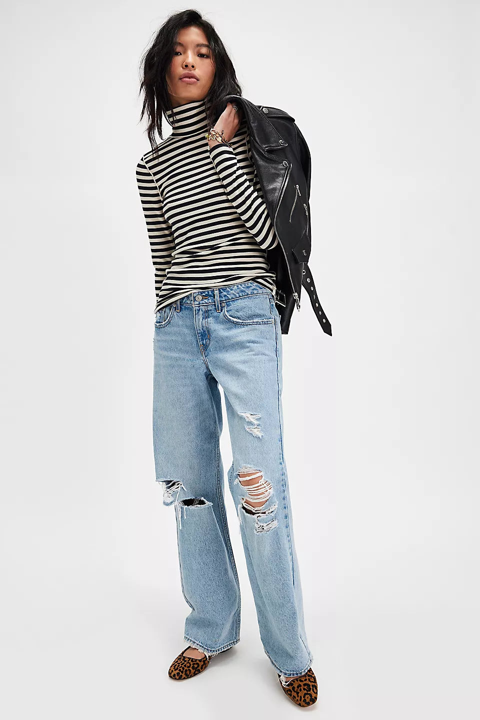 Good Good Stripe Turtleneck