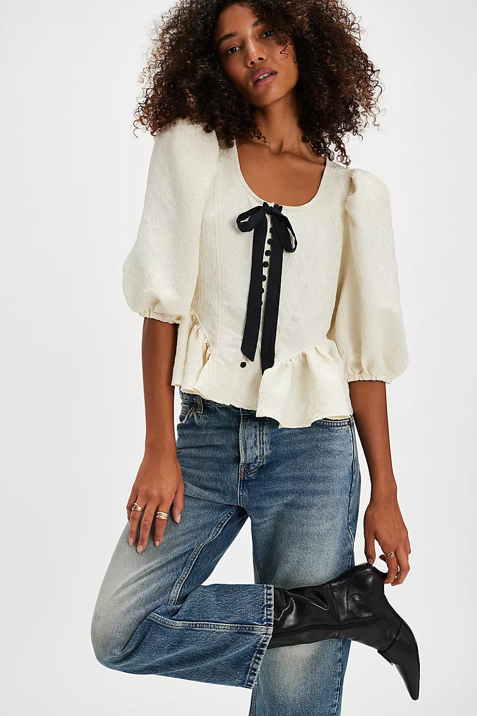Pamela Bow Tie Top
