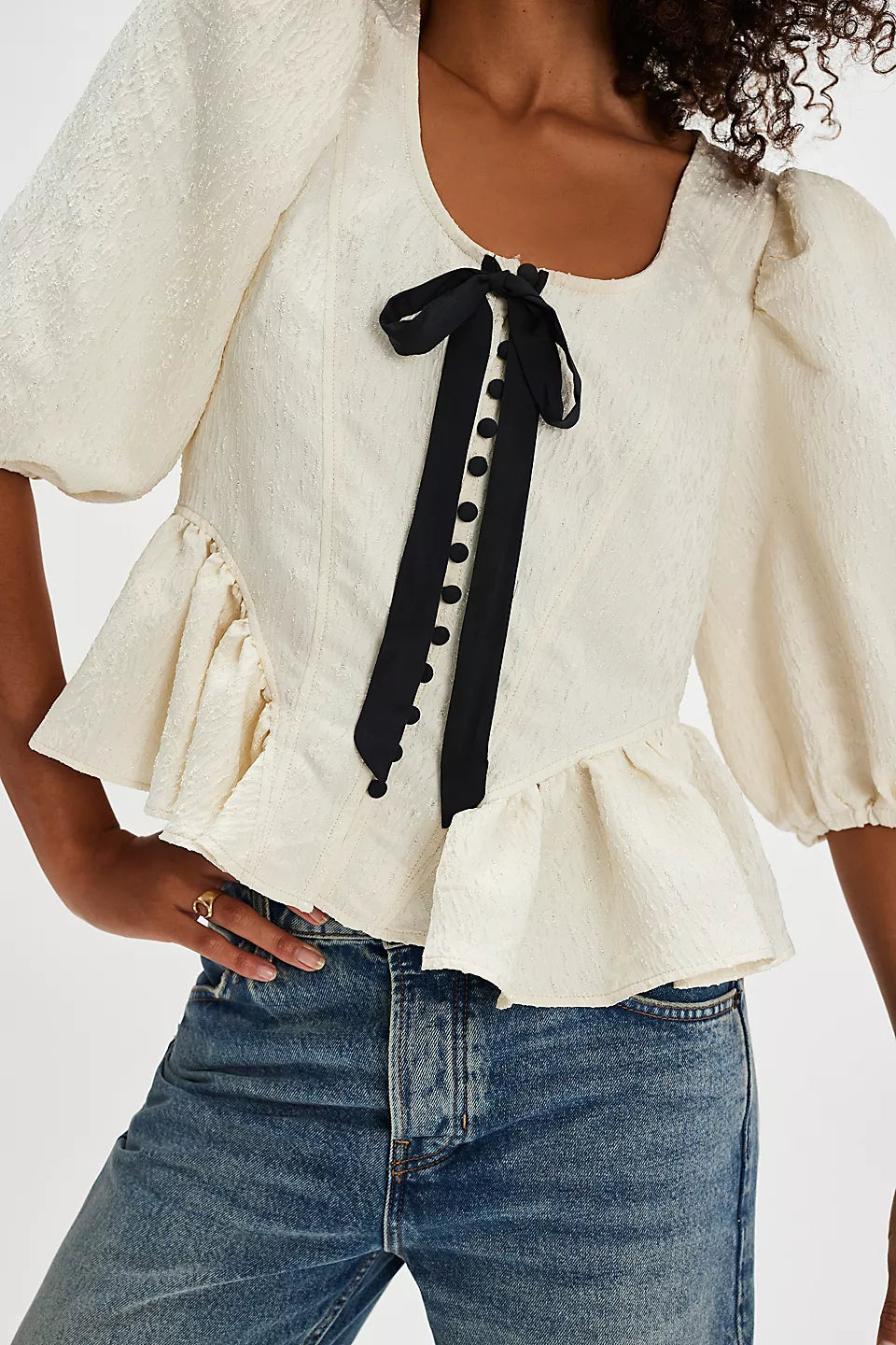 Pamela Bow Tie Top