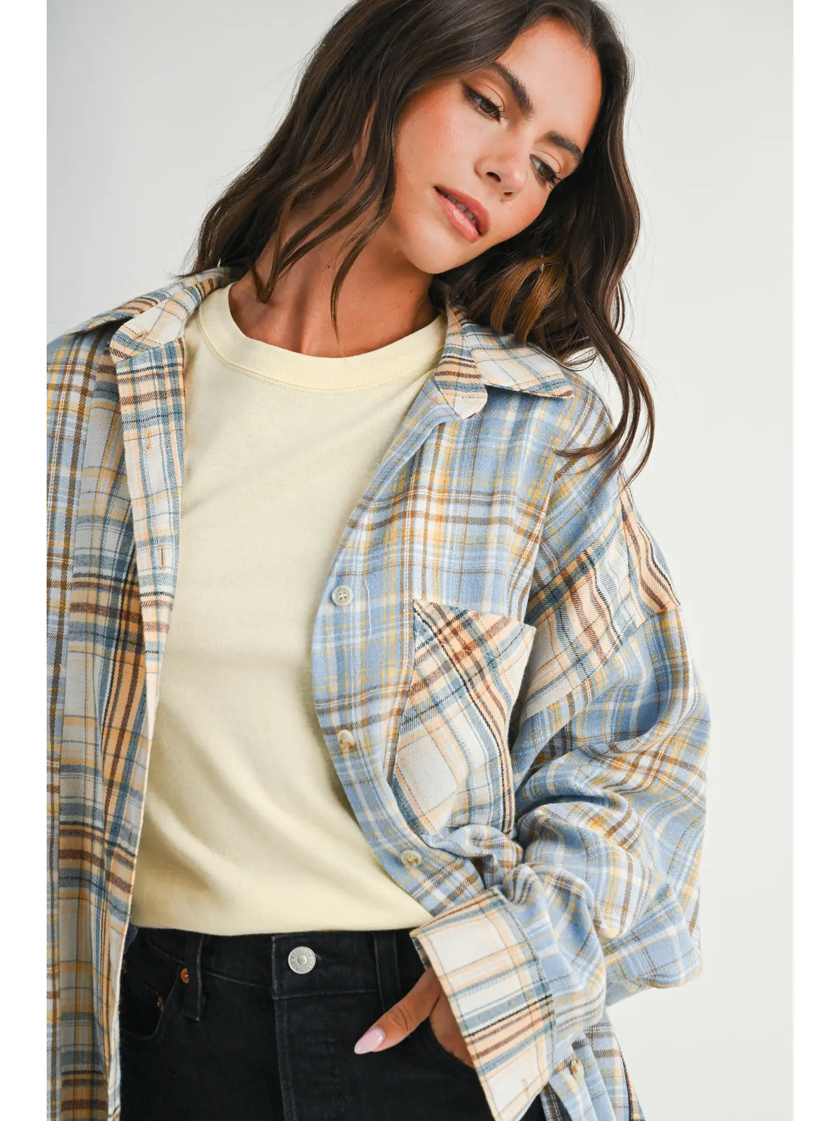 the Ziva Plaid Shirt