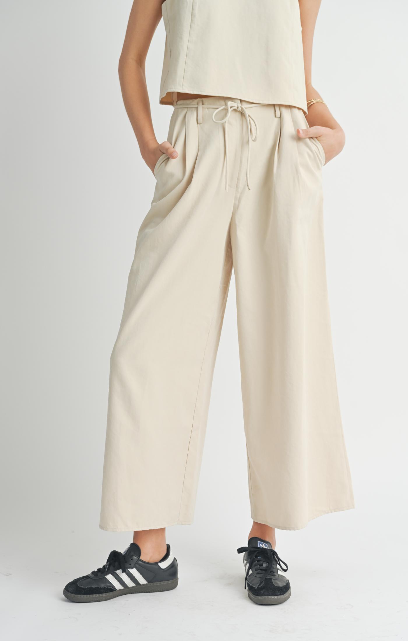 Sadie & Sage Past Midnight Wide Leg Pant