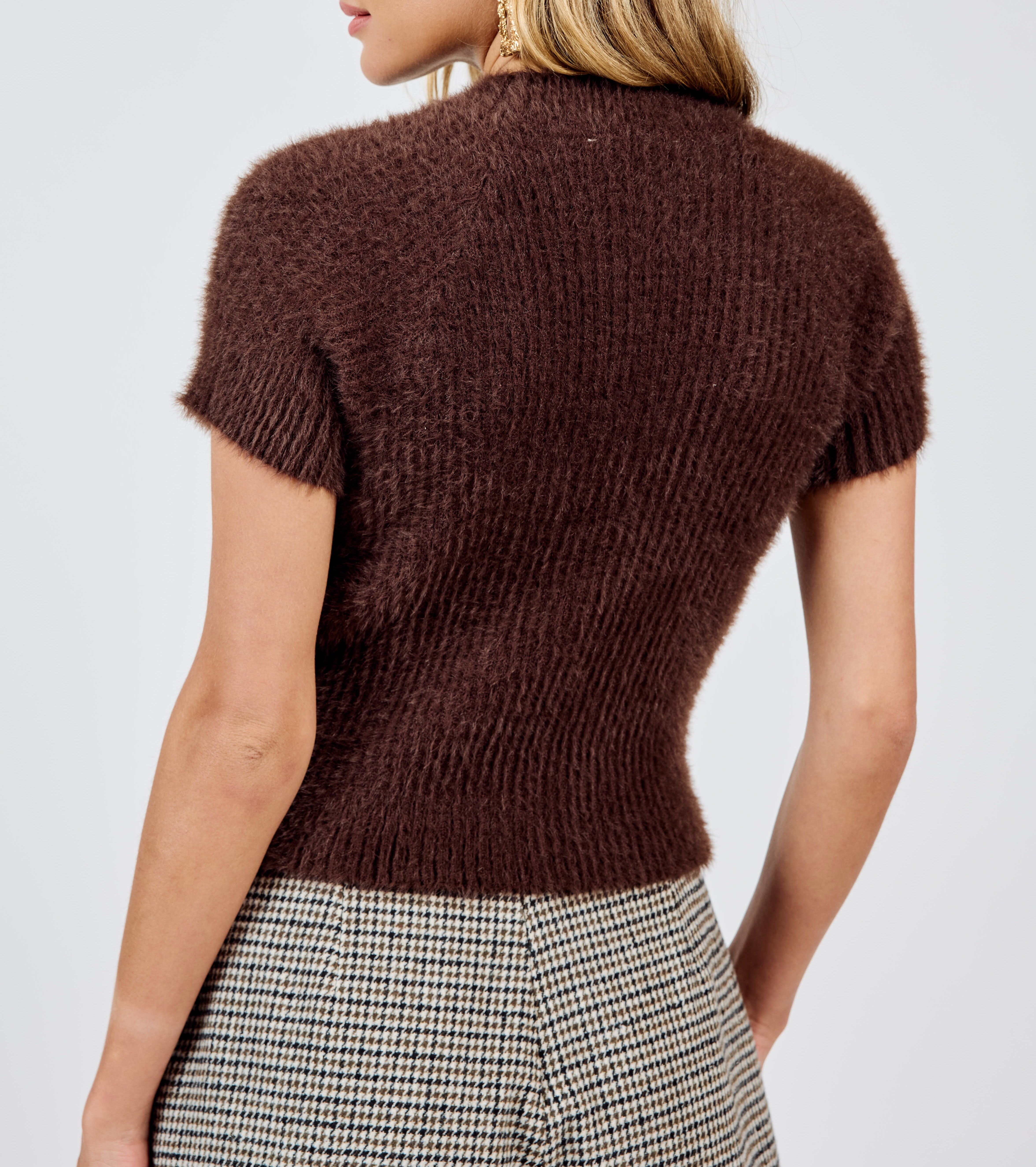 Rudy Ribbed Fuzzy Sweater