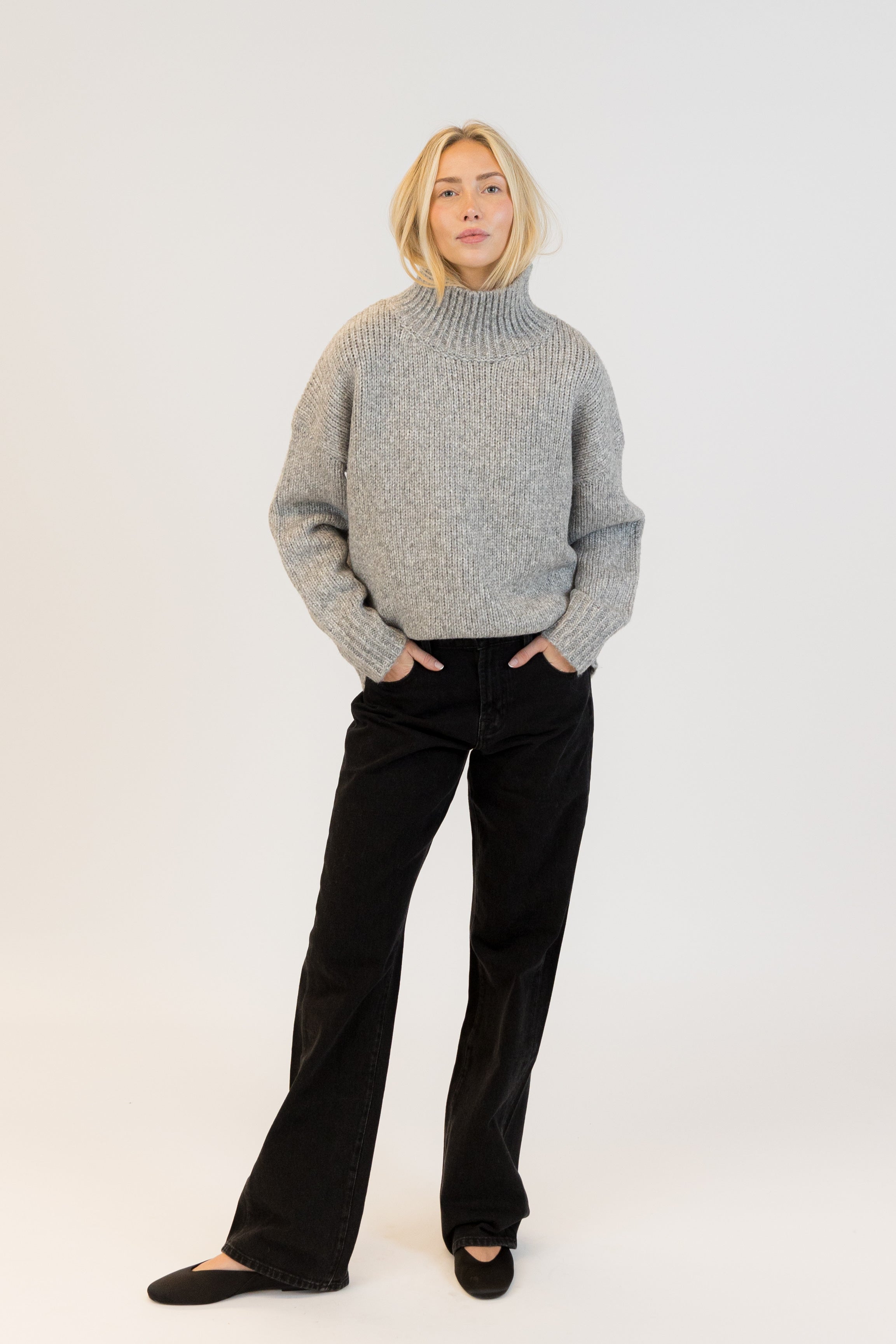 Aggie Mock Neck Sweater