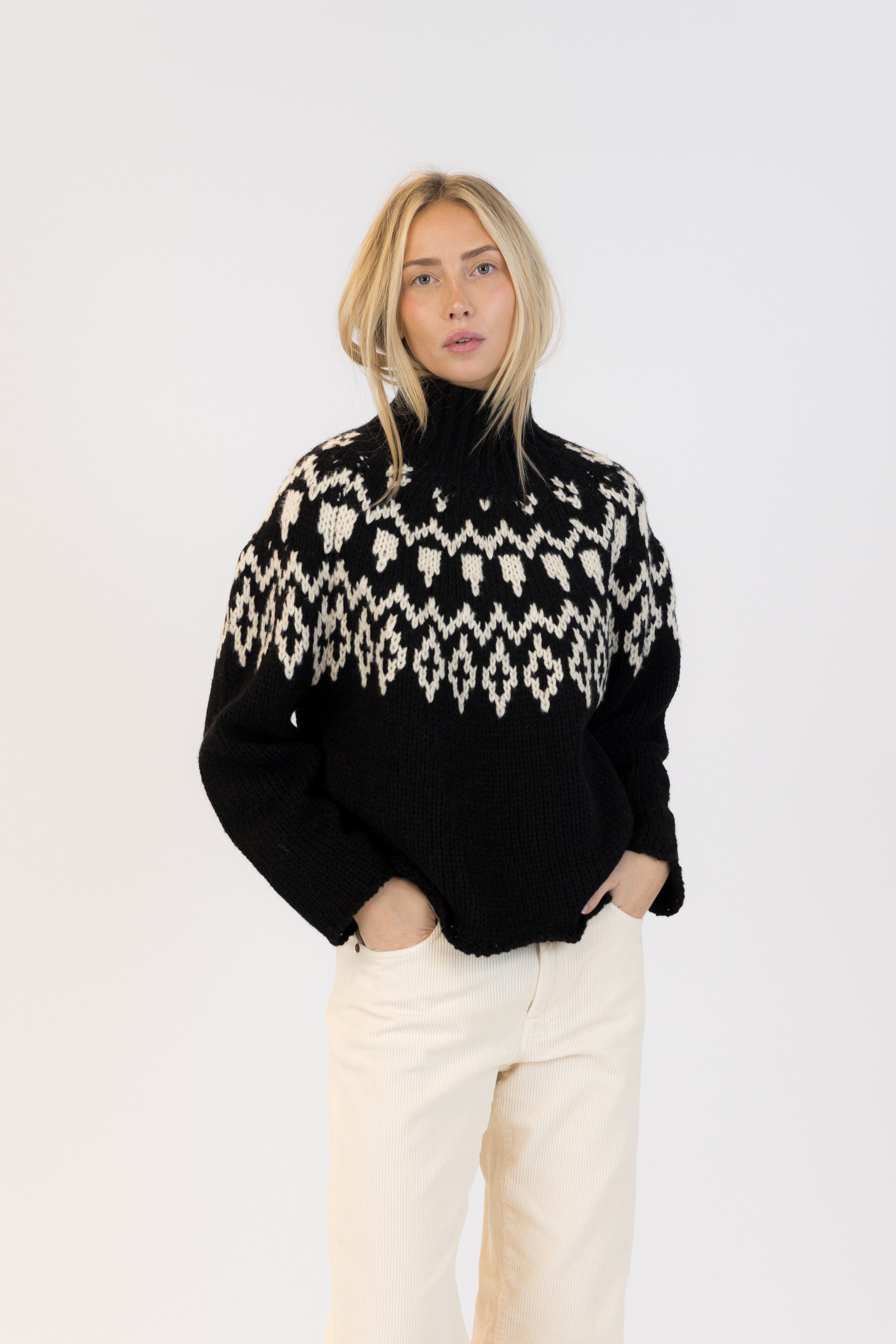 トップス love around knit pullover VDWIP Mens Knit Sweater Grandpa Vintage Knitted Sweaters