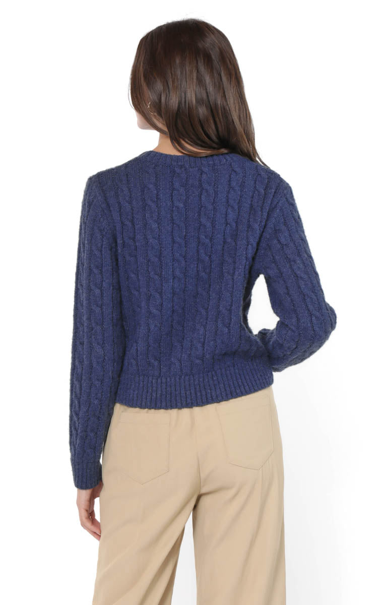 Lulu Embroidered Daisy Sweater