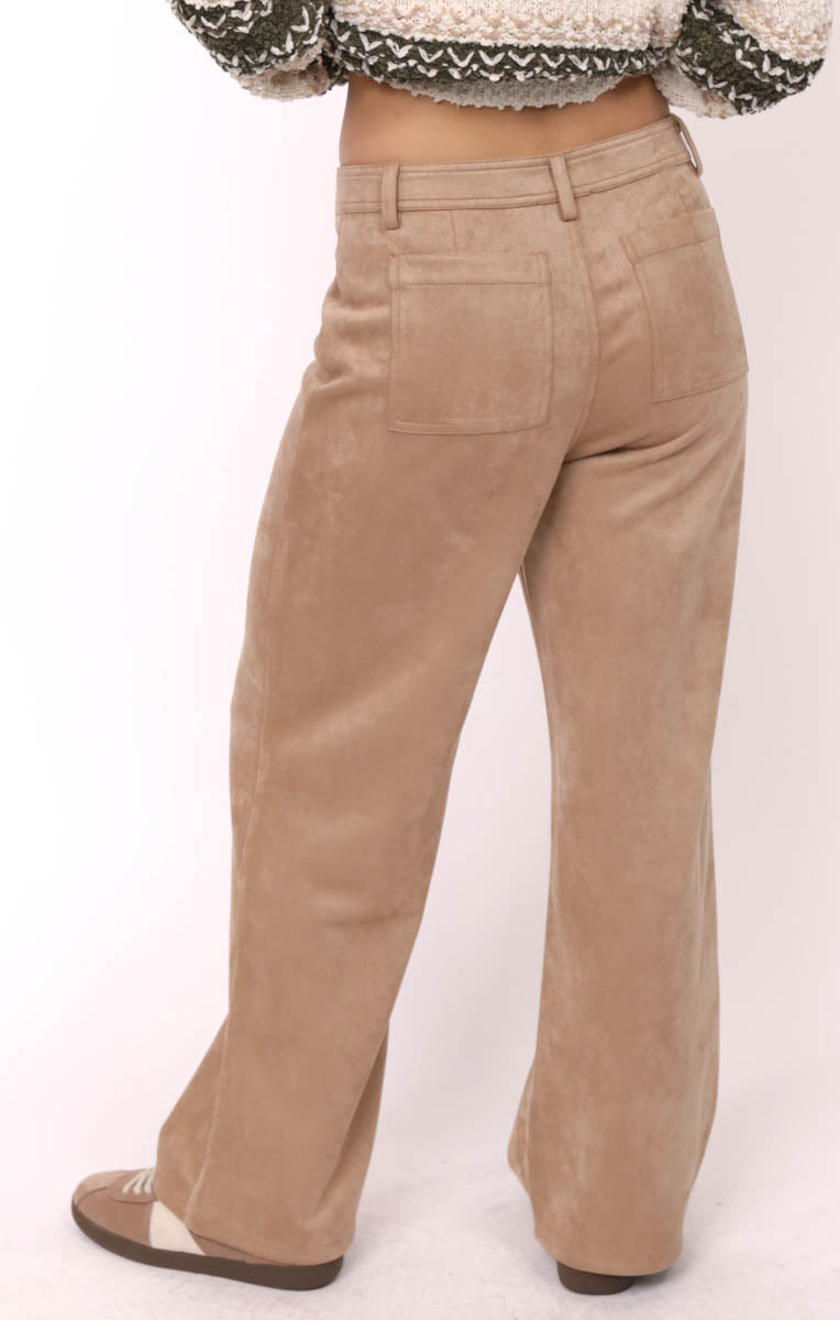 Tuscany Faux Suede Pants