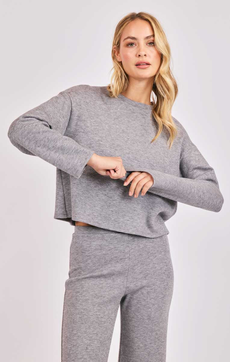 Downtown Long Sleeve Knit Top