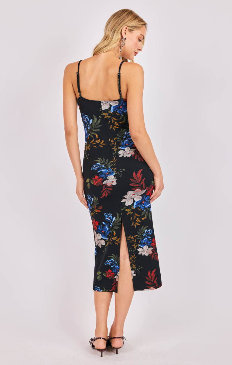 Four Seasons Printed Maxi Dress