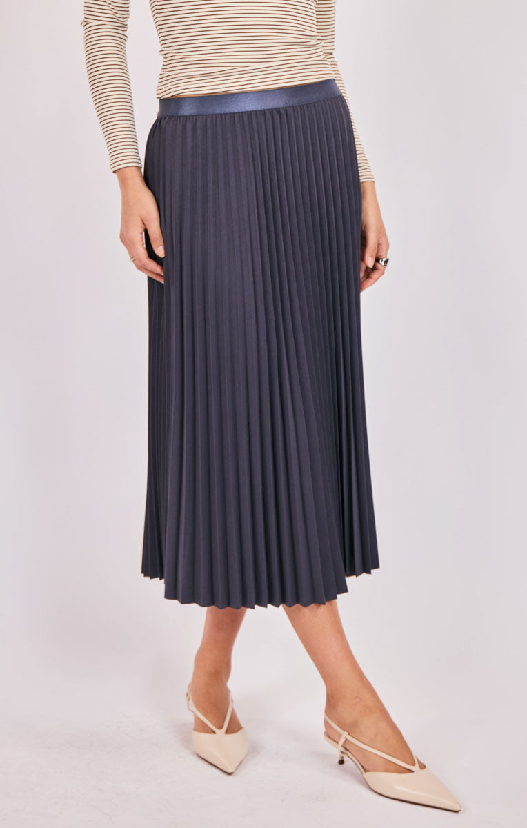 Full of Charm Pleated Midi Skirt