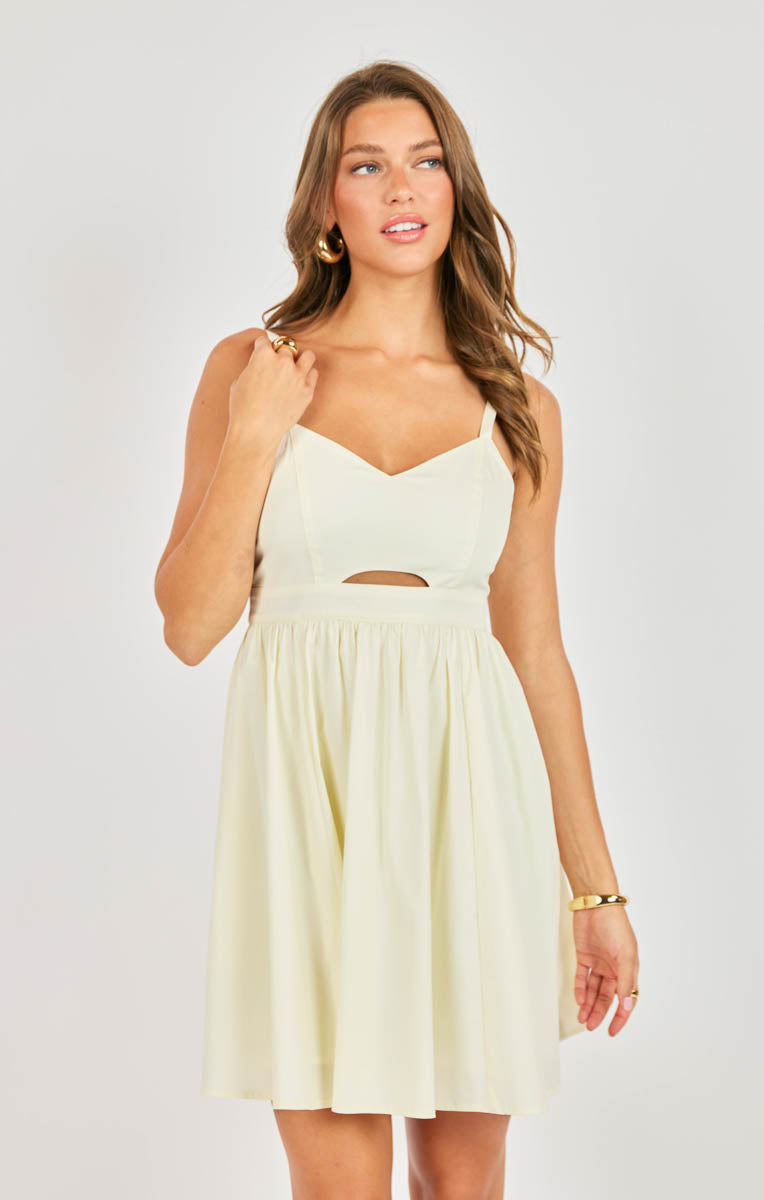 Shades On Cutout Mini Dress