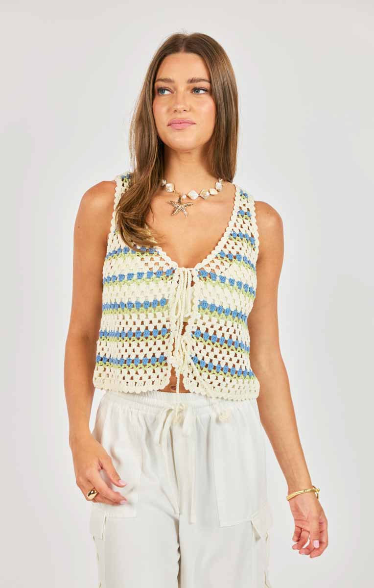 Stairsteps Crochet Vest