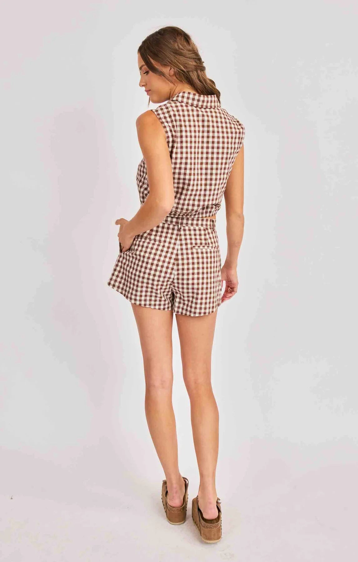 Mustang Gingham Shorts