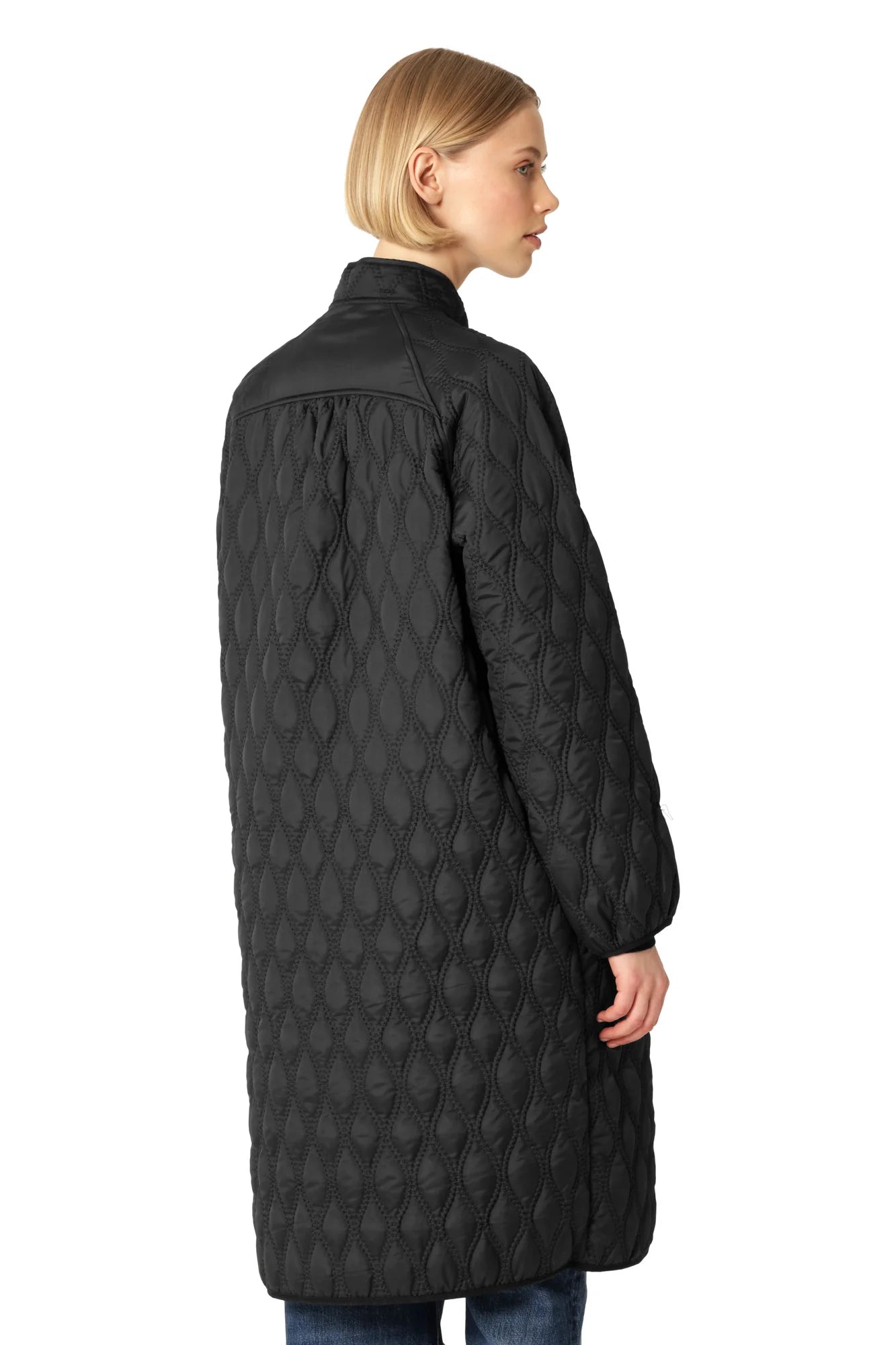 Ilse Jacobsen Long Quilted Jacket AROS05