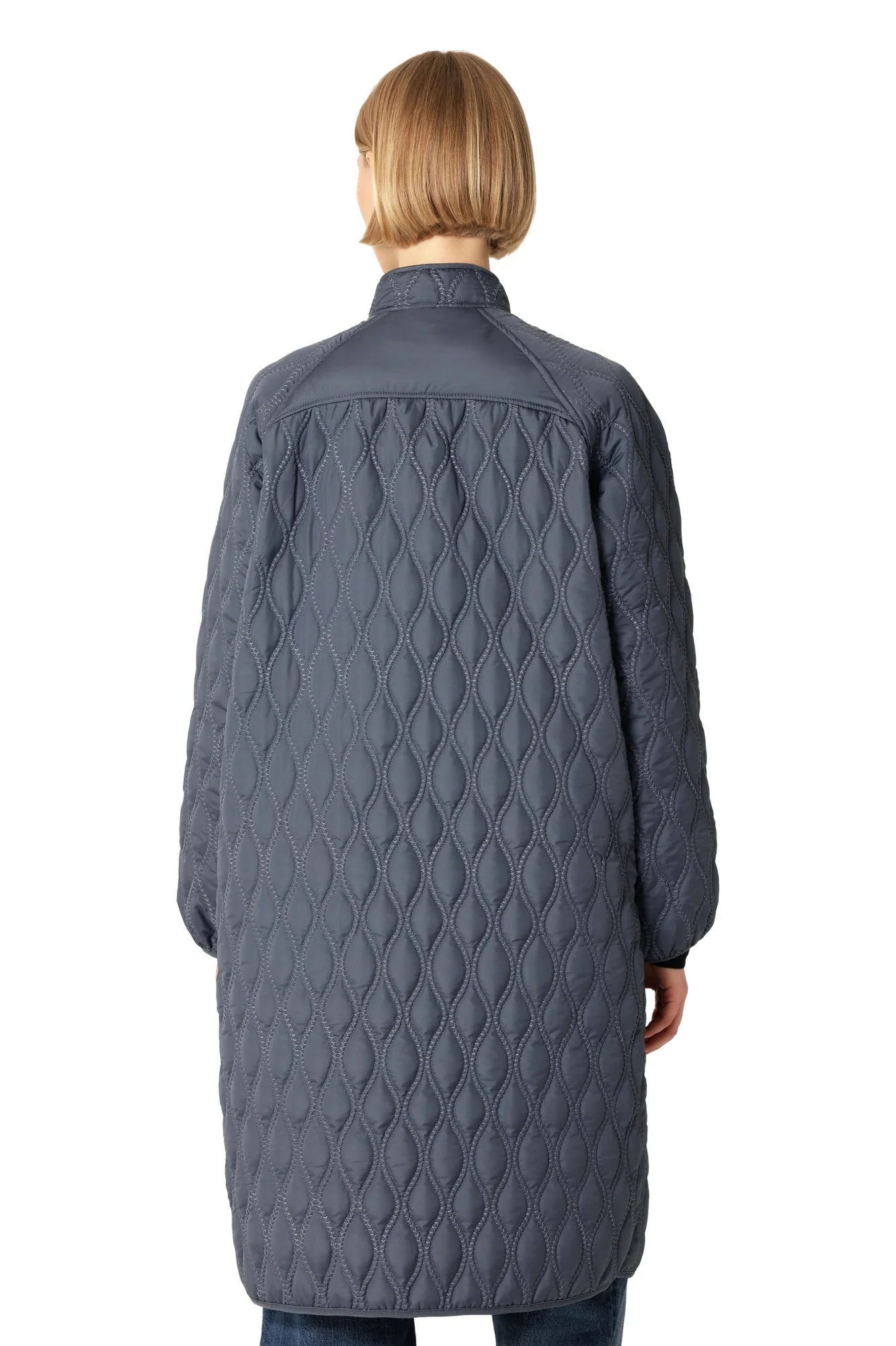 Ilse Jacobsen Long Quilted Jacket AROS05