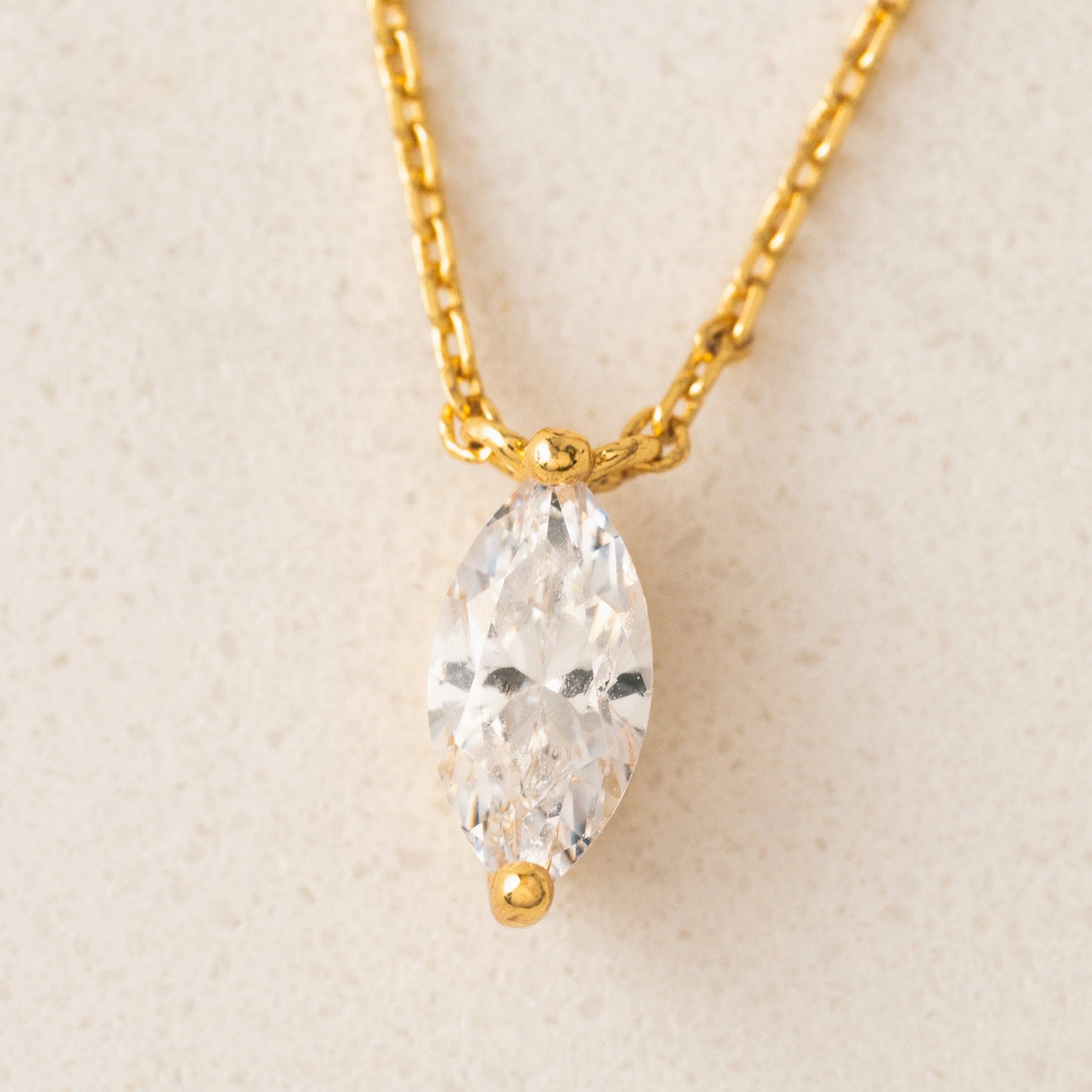 Alpha Marquise Necklace