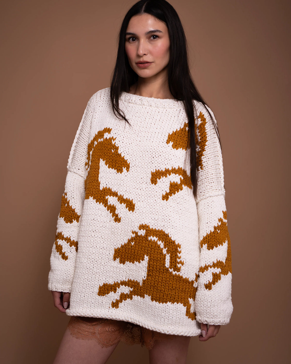 Cotton Wild Horses Pullover