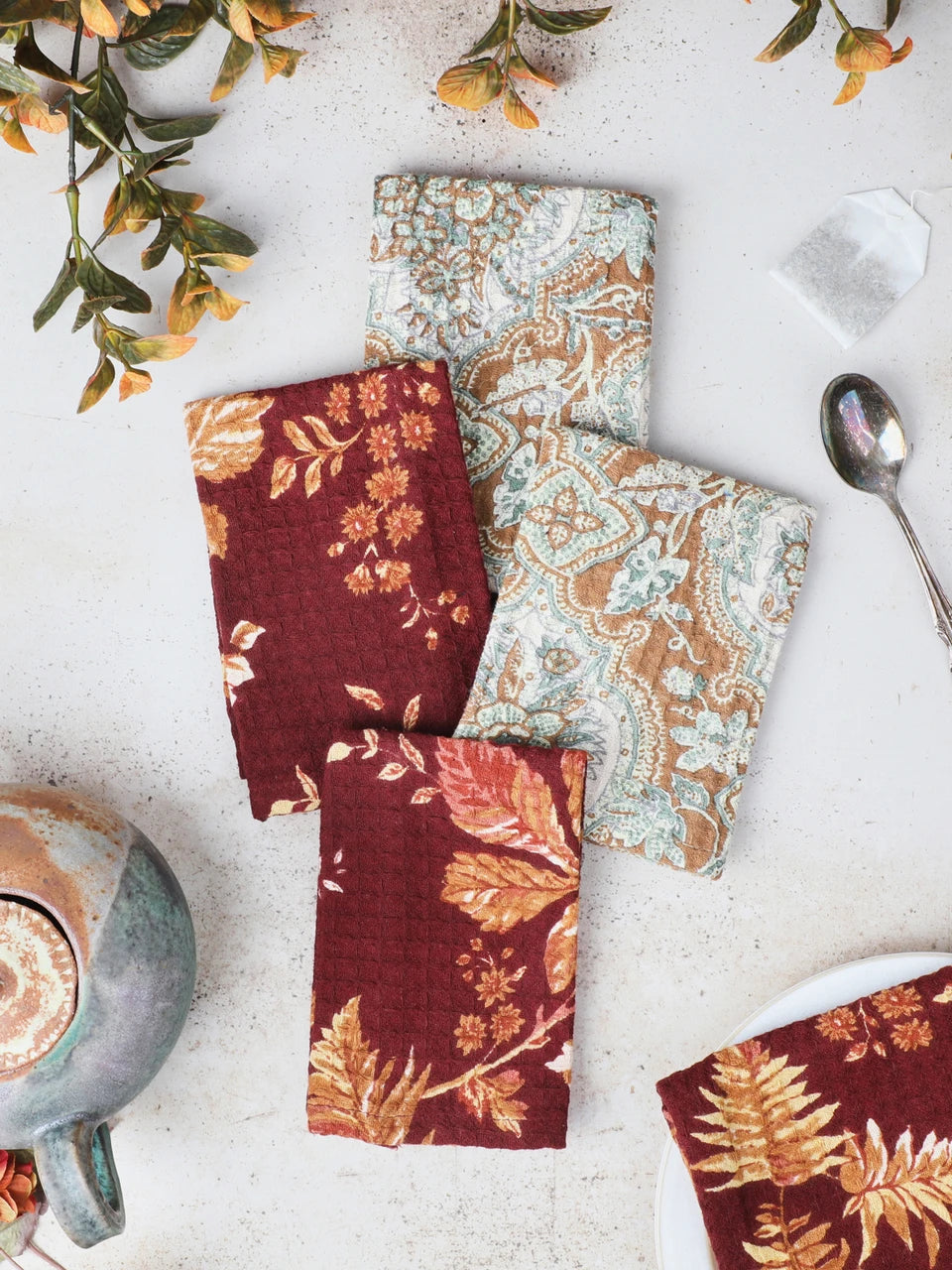 Maple Patchwork Tiny Towel Bundle