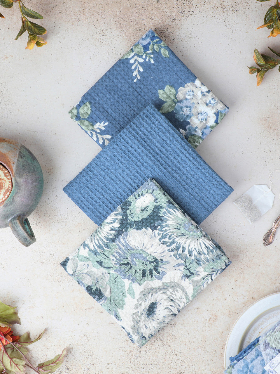 Beautiful Blues Tea Towel Bundle