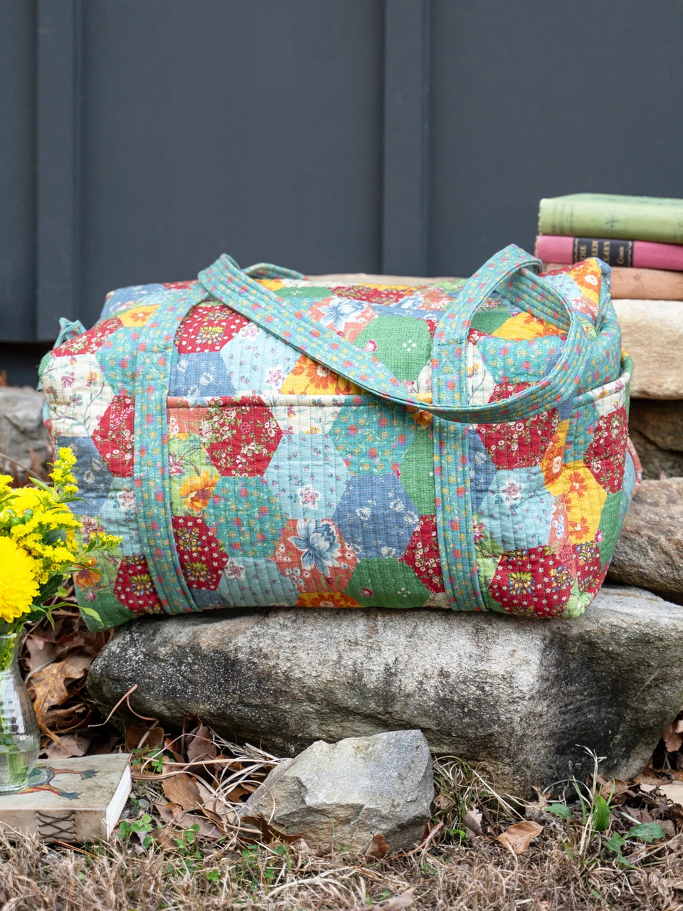 County Fair Patchwork Duffle Bag