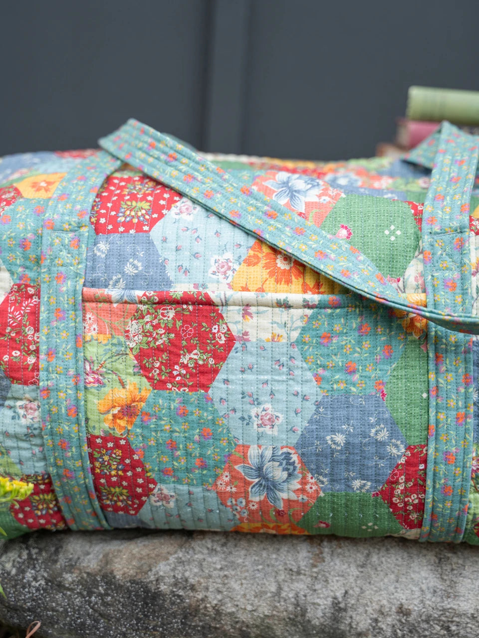 County Fair Patchwork Duffle Bag