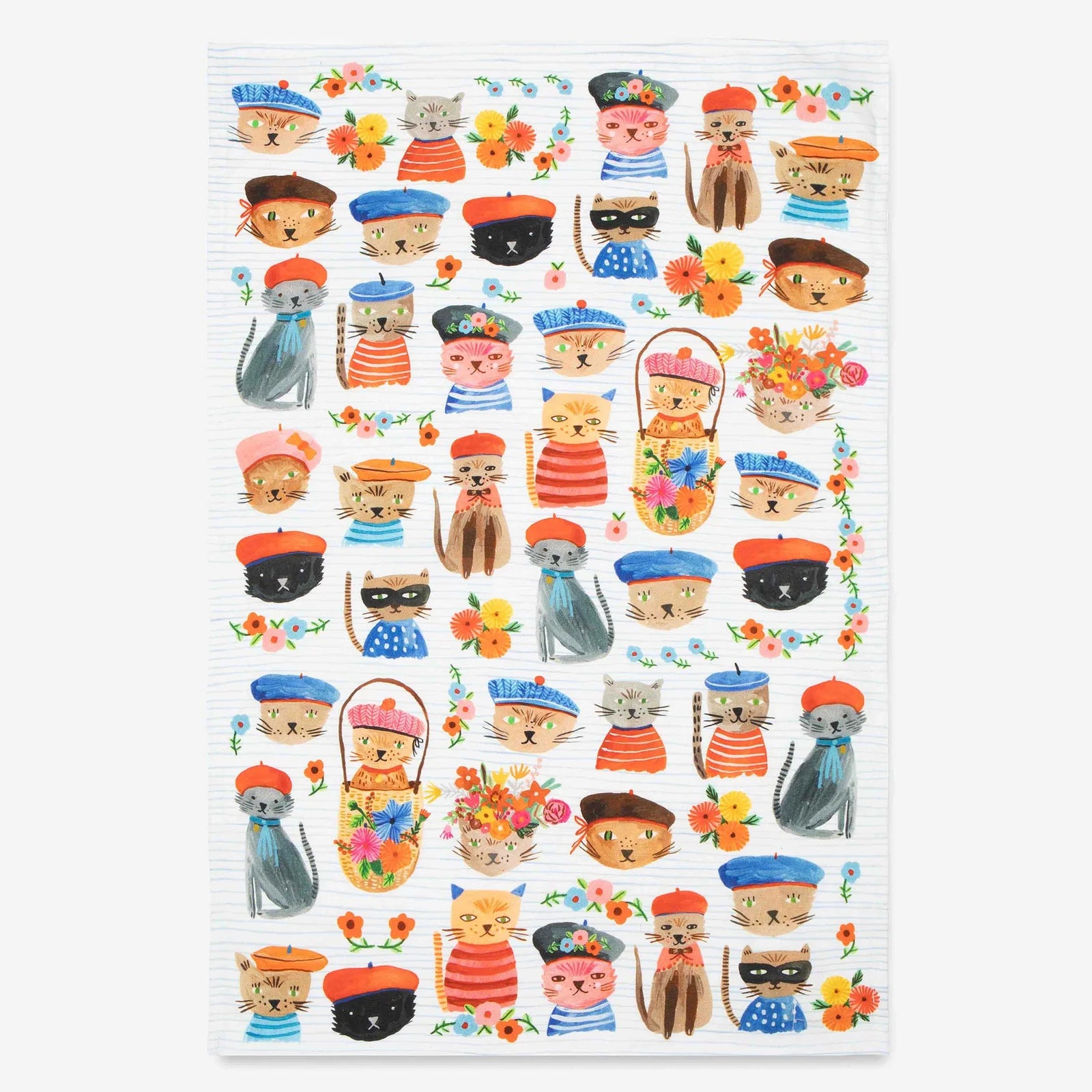 Ooh LaLa Cats Tea Towel