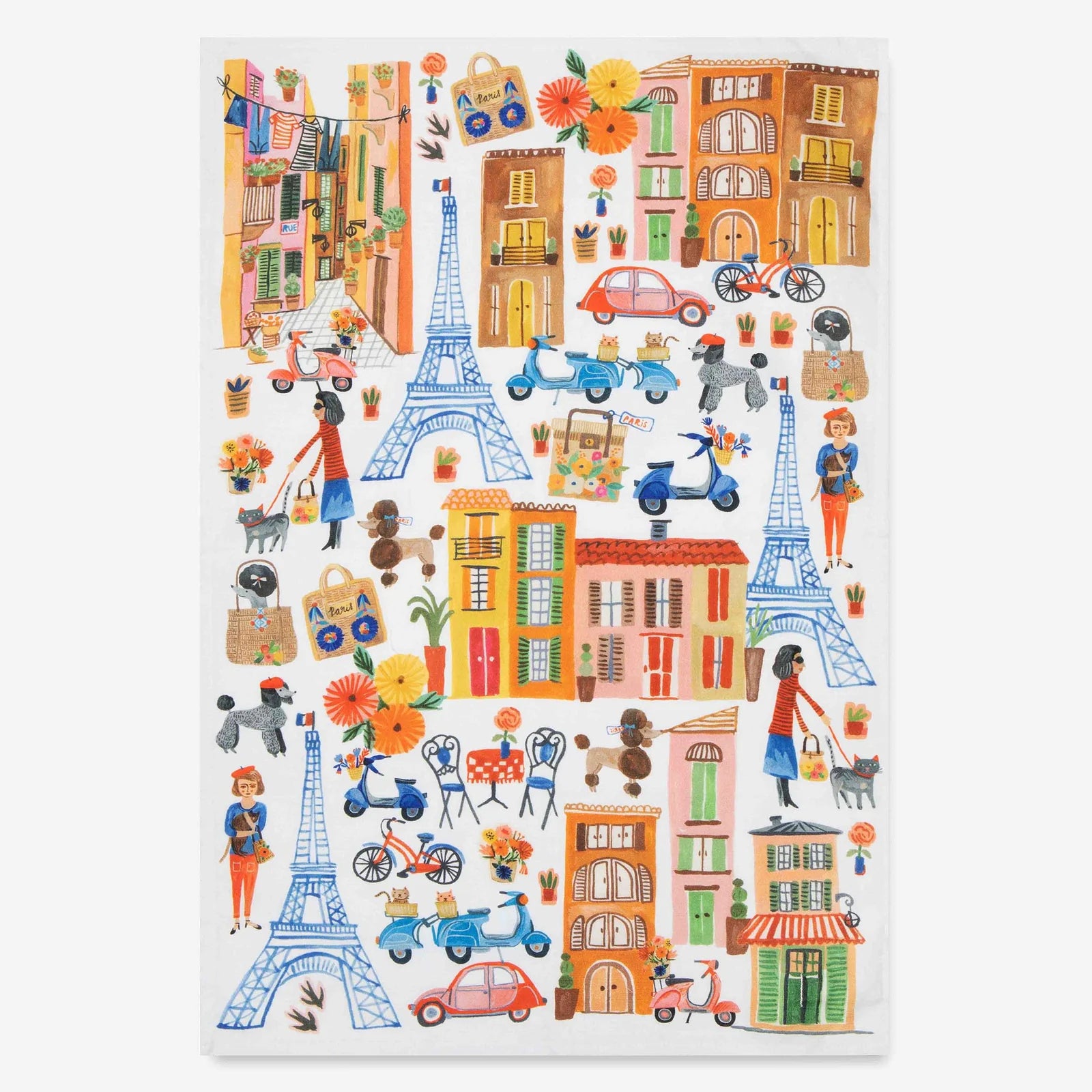 Ooh LaLa House Tea Towel